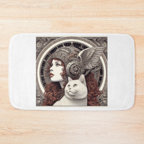 Item preview, Girl and white cat n.17 designed and sold by Carnisch.