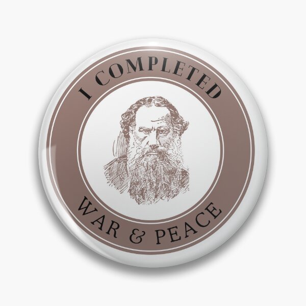 Item preview, I Completed War & Peace - Undated designed and sold by jennlcollier.