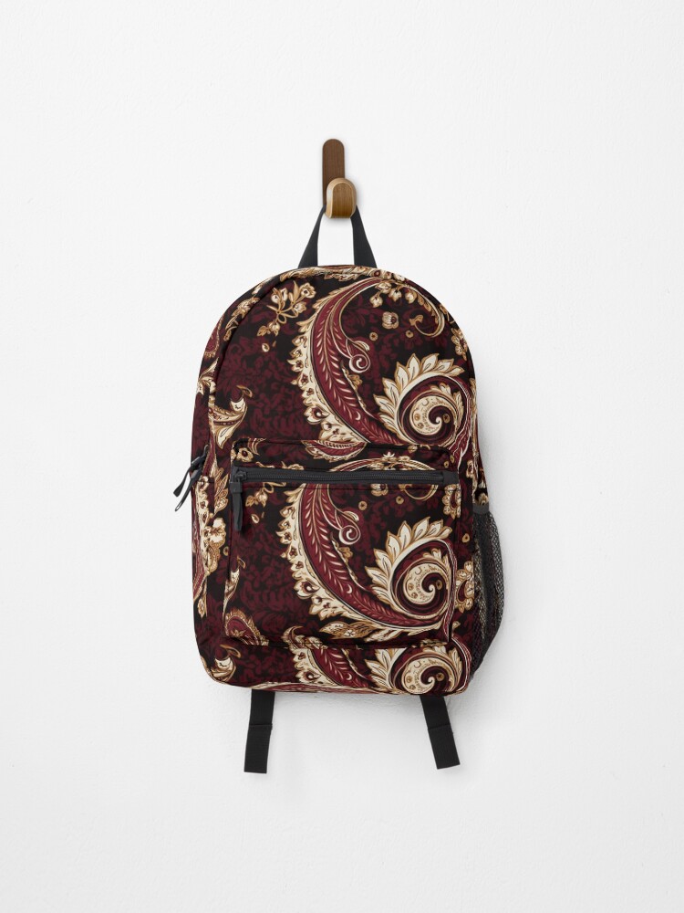 Thumbnail 1 of 3, Backpack, Paisley Pattern designed and sold by SideSignal.
