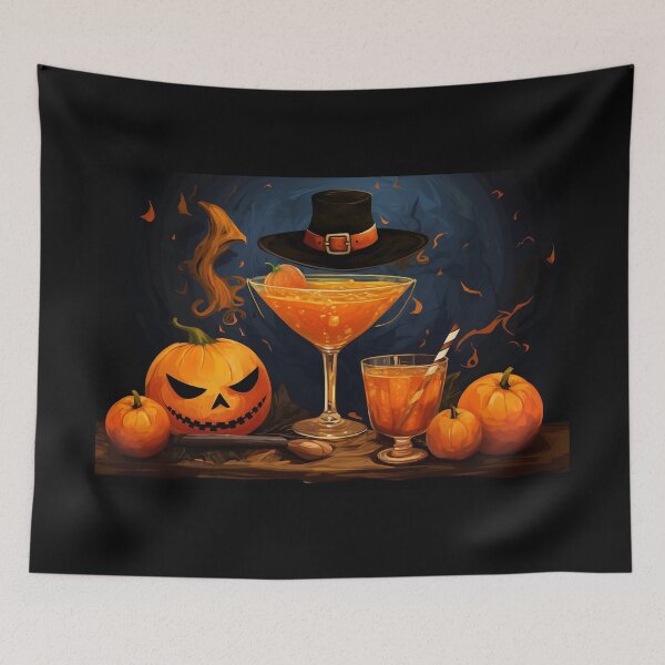 Item preview, Ethereal Mixtures- Halloween Spirits Dance in Modern Abstract Harmony designed and sold by OlfactoART Studio.