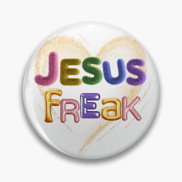 Aperçu de l'œuvre Ballons pelucheux Jesus Freak créée et vendue par tammydcomedy.