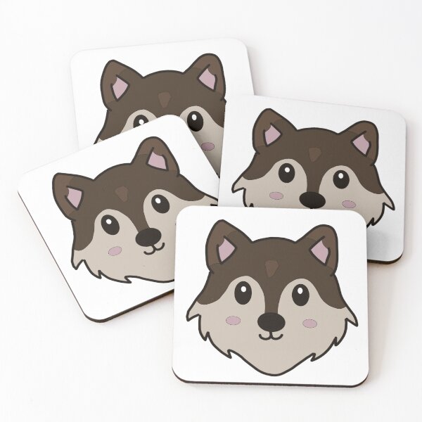 Item preview, Brown cute wolf designed and sold by Fightingmywolf.