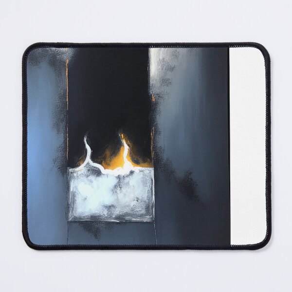 Item preview, "White Fire" Abstract Art with a Touch of Realism designed and sold by CanvasInspire.