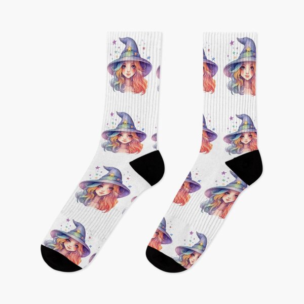 Item preview, Cute Rainbow Witch Halloween Sublimation designed and sold by MyDearWorld.