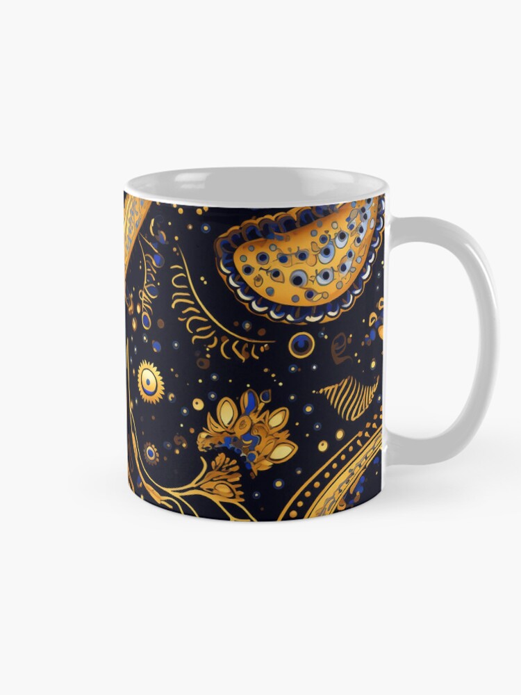 Thumbnail 3 of 6, Coffee Mug, Paisley Pattern designed and sold by SideSignal.