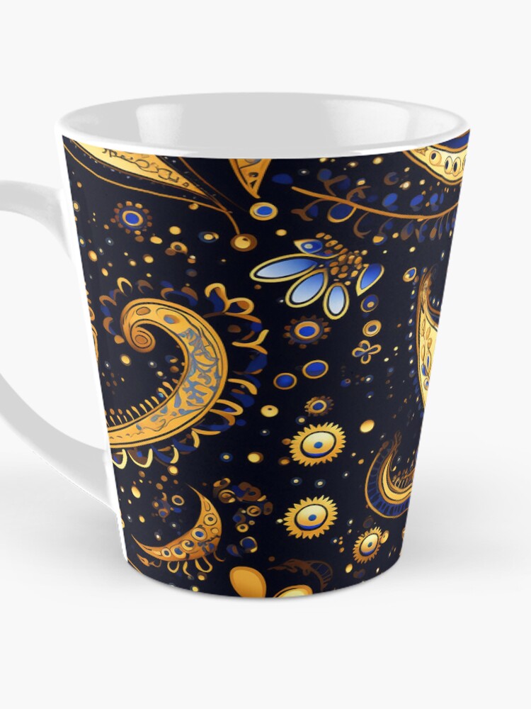 Thumbnail 3 of 4, Coffee Mug, Paisley Pattern designed and sold by SideSignal.