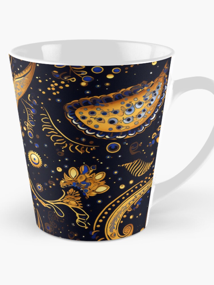 Thumbnail 1 of 4, Coffee Mug, Paisley Pattern designed and sold by SideSignal.