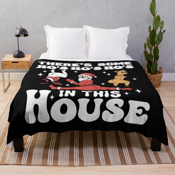 Item preview, There's Some Hos in This House Funny Santa Claus Christmas designed and sold by donvector.