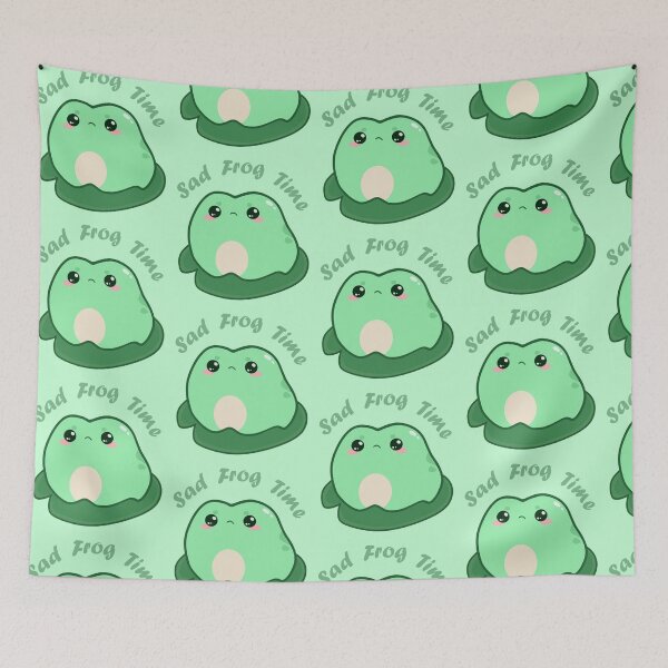 Item preview, Sad Frog Time designed and sold by LilBeeCrafts.
