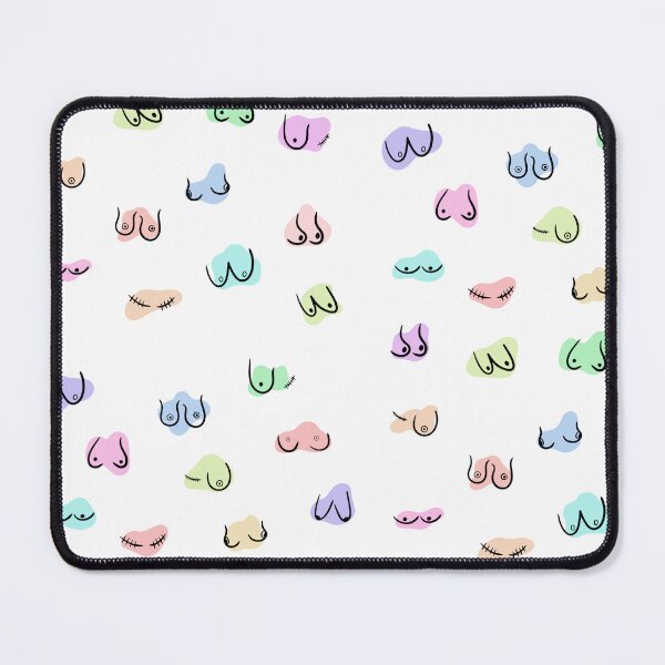 Item preview, Lots of Colourful Boobs, Boob Pattern designed and sold by BMCeeDesigns.