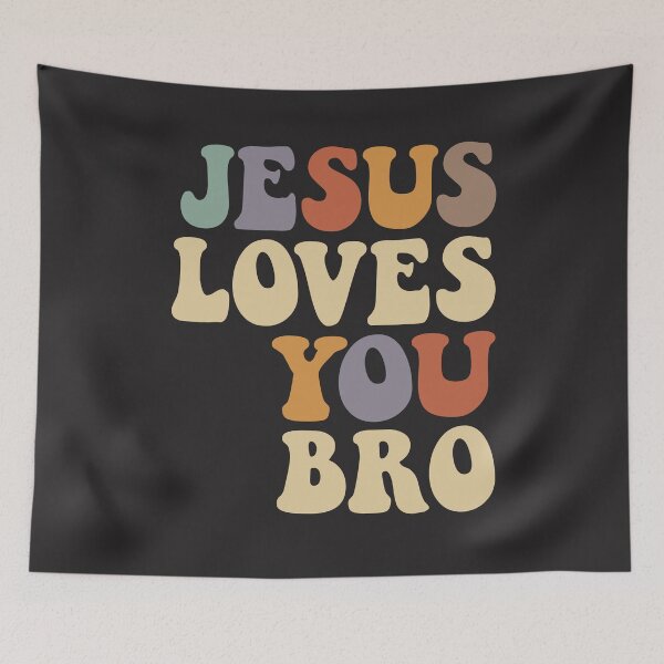 Item preview, Spiritual Brotherhood - Jesus Loves You Bro designed and sold by cidolopez.