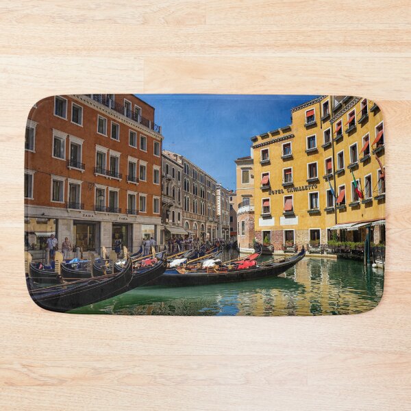 Item preview, Gondolas in Venice,Italy designed and sold by Kathy Weaver.