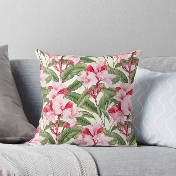 Item preview, Pink Cannas Flowers Tropical Summer Design. Exotic floral print. designed and sold by sunward.