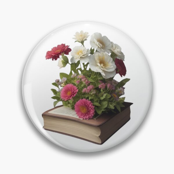 Item preview, Flowers growing from big book designed and sold by AleksKos.