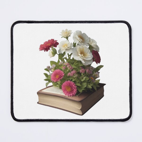 Item preview, Flowers growing from big book designed and sold by AleksKos.