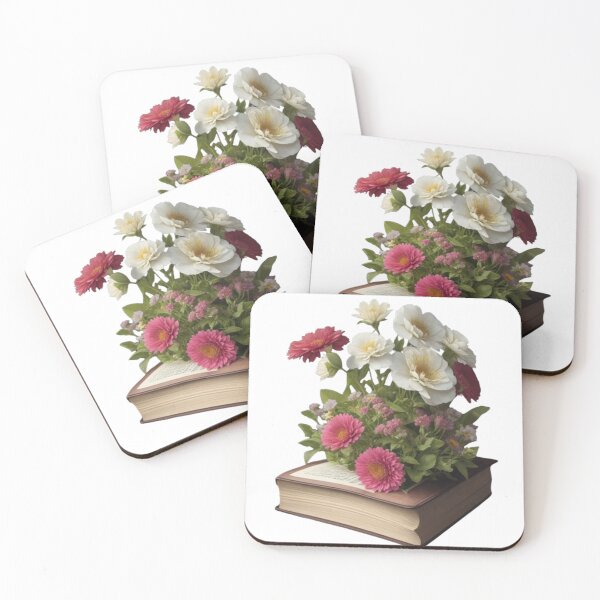 Item preview, Flowers growing from big book designed and sold by AleksKos.