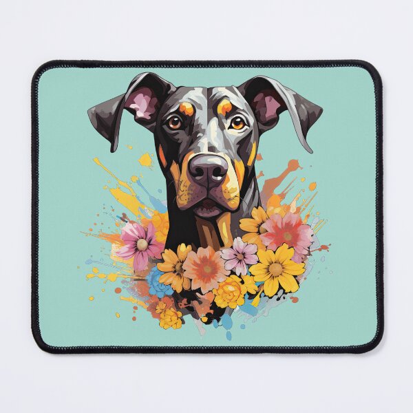 Artikelvorschau, Dobermann-Aquarellspritzer entworfen und verkauft von ZombieLH.