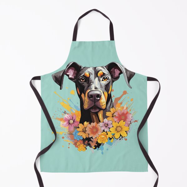 Item preview, Dobermann Watercolour Splash designed and sold by ZombieLH.