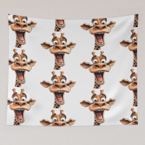 Item preview, funny giraffe designed and sold by CatSomeART.