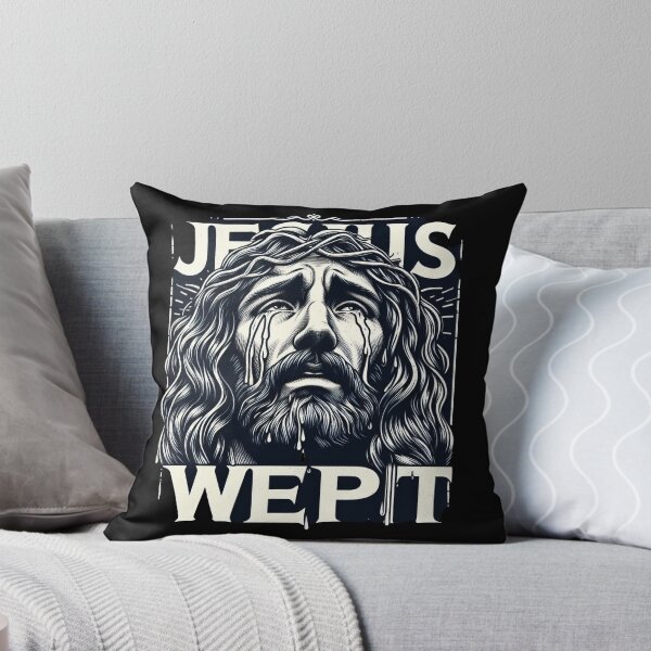 Item preview, Jesus Wept: A Digital Art Illustration of Christ's Sorrow designed and sold by MayaDelaye.