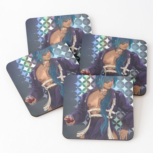 Item preview, Kaeya with a glass of wine in harness designed and sold by Leonard_Holod.