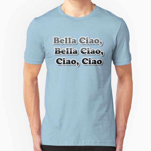 Say it in Italian--Hello/Goodbye Beautiful Slim Fit T-Shirt