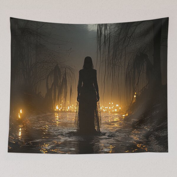 Item preview, Haunting Woman in Black designed and sold by KomaVisuals.