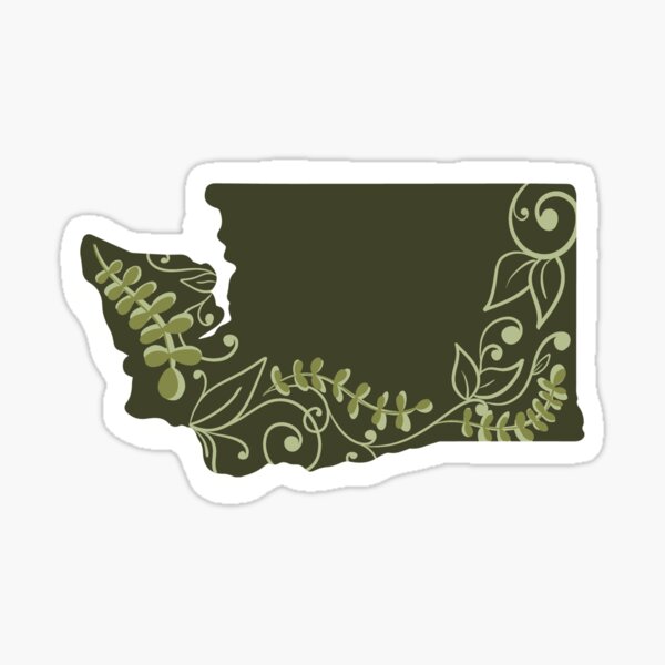 Washington State Flourish Sticker