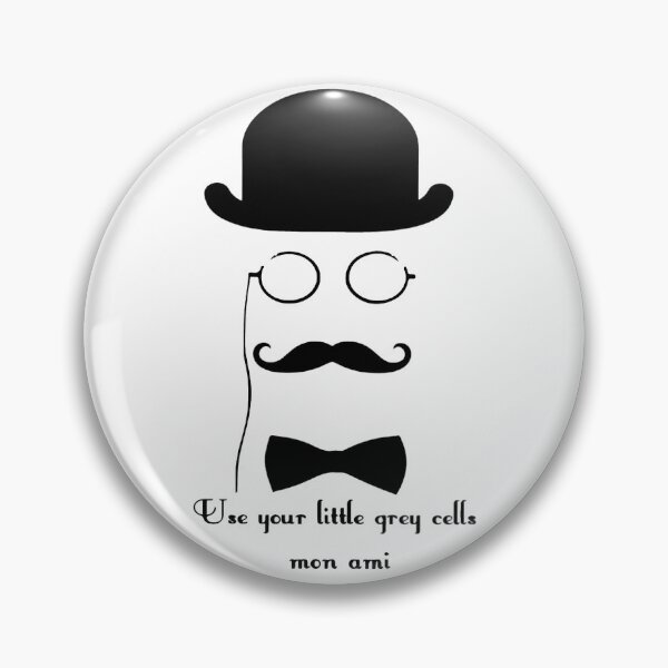 Aperçu de l'œuvre Hercule Poirot d'Agatha Christie créée et vendue par kahisageeky.