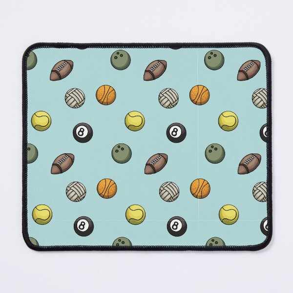 Item preview, Various sports balls pattern, hand drawn designed and sold by SleepyMarten.