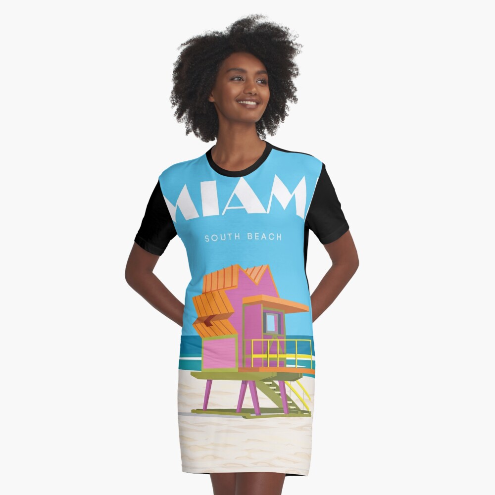 South Beach Tie Dye Dress