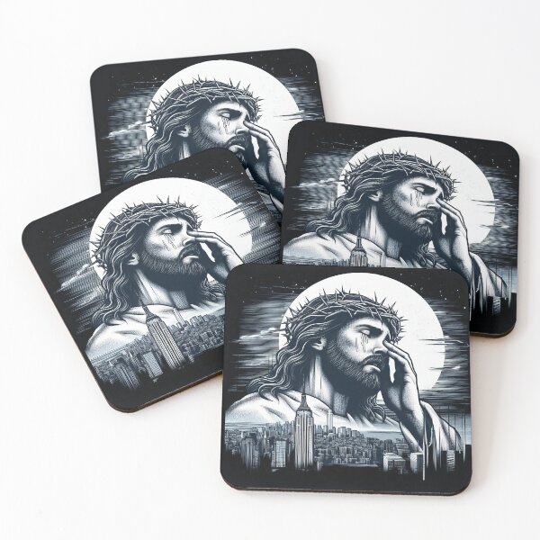 Item preview, Jesus Wept: A Digital Art Illustration of Christ's Sorrow designed and sold by MayaDelaye.
