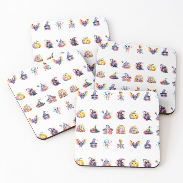 Item preview, Cute Rainbow Witch Halloween Mini Sublimation designed and sold by MyDearWorld.