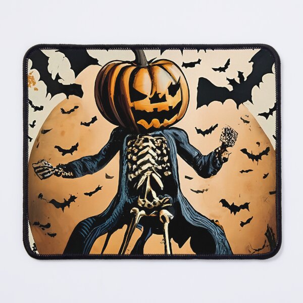 Item preview,  Halloween Skeleton Pumpkin Head - T-Shirt designed and sold by PrintyArts.