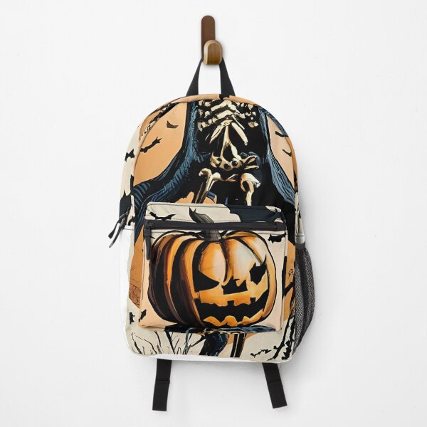 Item preview, Halloween Skeleton Pumpkin Head - T-Shirt designed and sold by PrintyArts.