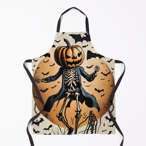 Item preview, Halloween Skeleton Pumpkin Head - T-Shirt designed and sold by PrintyArts.