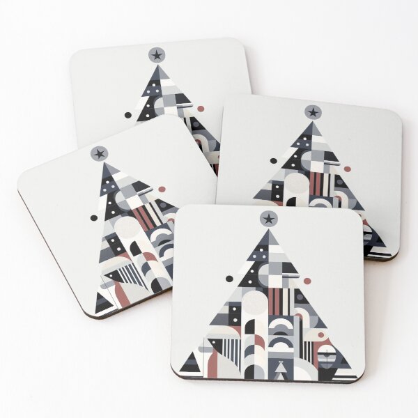 Item preview, Nordic Cubism Modern Art Christmas Tree  designed and sold by Pommallina.
