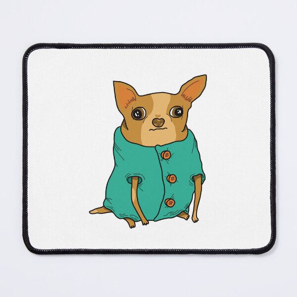 Item preview, Little Chihuahua is cold in the winter in new green coat designed and sold by Szofink.