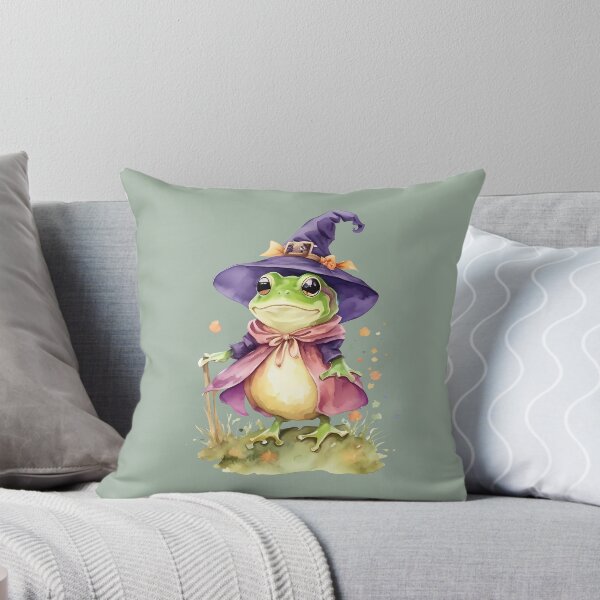 Artikelvorschau, Verzauberte Halloween-Froschhexe entworfen und verkauft von DevushkaStore.