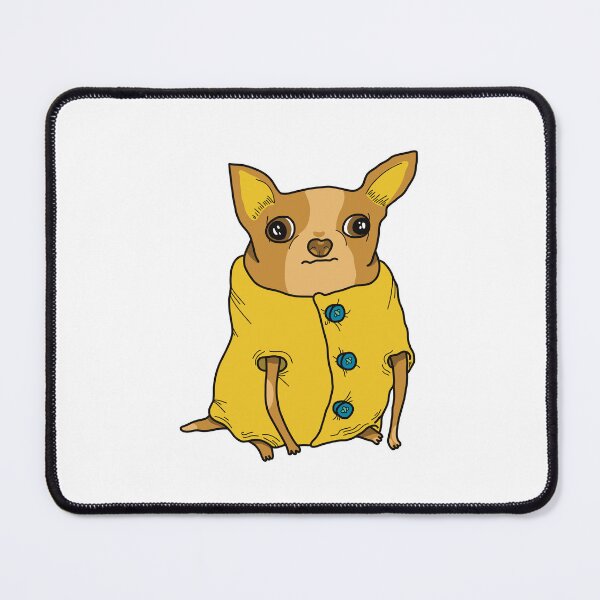Item preview, Little Chihuahua is cold in the winter in new yellow coat designed and sold by Szofink.