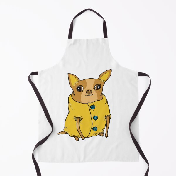 Item preview, Little Chihuahua is cold in the winter in new yellow coat designed and sold by Szofink.
