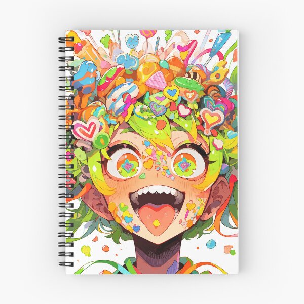 Item preview, Cool Wacky Energetic Candy Anime Girl designed and sold by bubblegoth.