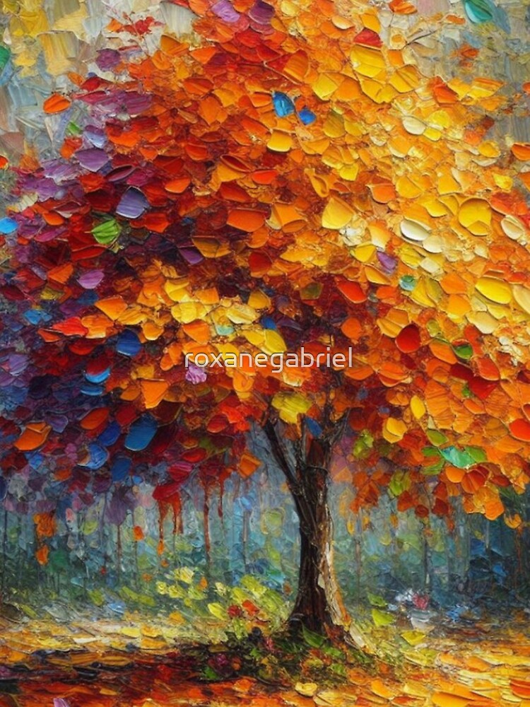 Thumbnail 4 of 4, iPhone Case, Fall Tree designed and sold by roxanegabriel.