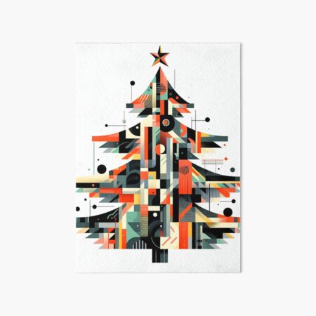 Item preview, Nordic Cubism Modern Art Christmas Tree  designed and sold by Pommallina.