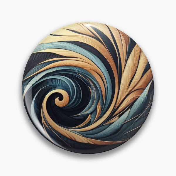 Artikelvorschau, Spirale gold-blau entworfen und verkauft von Elisamin.