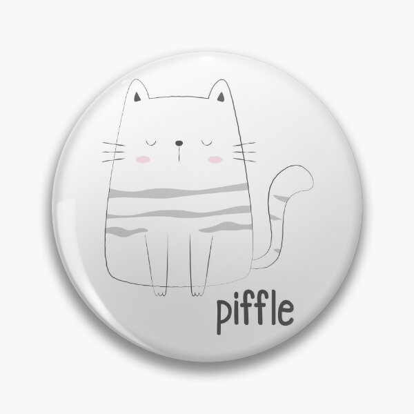 Item preview, Adorable Cat with a Cattitude says Piffle designed and sold by LuxindaSwirl.