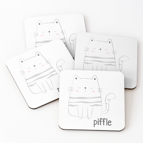 Item preview, Adorable Cat with a Cattitude says Piffle designed and sold by LuxindaSwirl.
