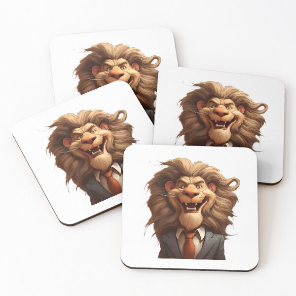 Item preview, Funny Lion designed and sold by CatSomeART.