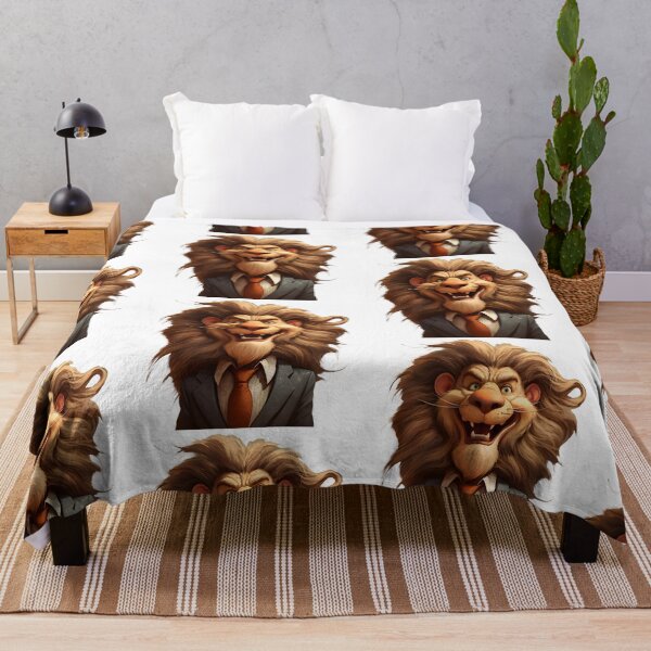 Item preview, Funny Lion designed and sold by CatSomeART.
