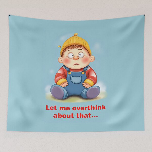 Item preview, Overthinking Cartoon  designed and sold by Academugs.
